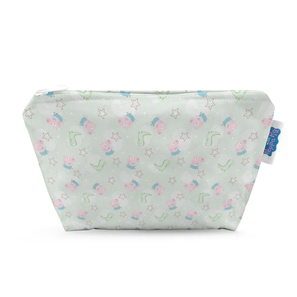 Modern Cloth Nappies small wetbag George Pig sage waterdicht