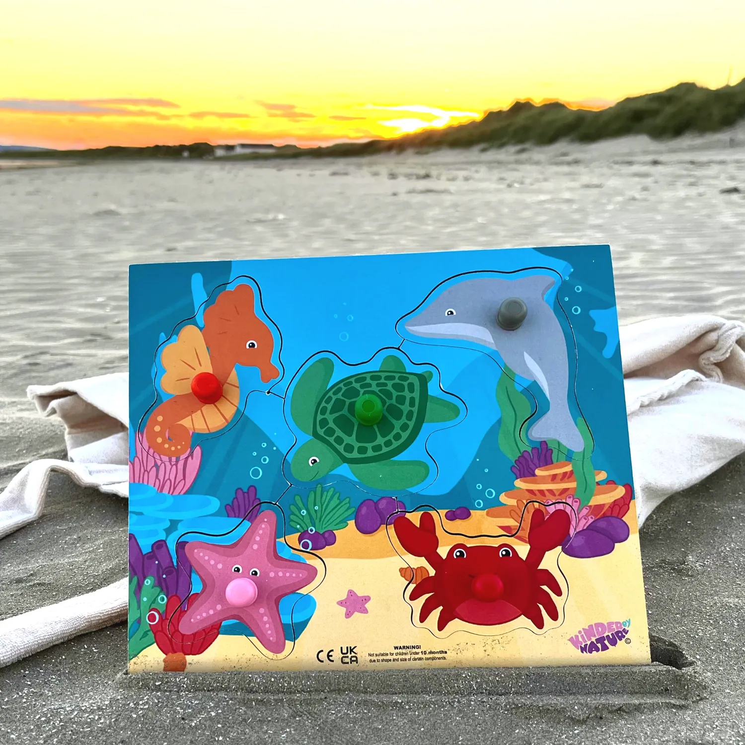 Jackson Reece Under the Sea puzzel hout 23,5 cm