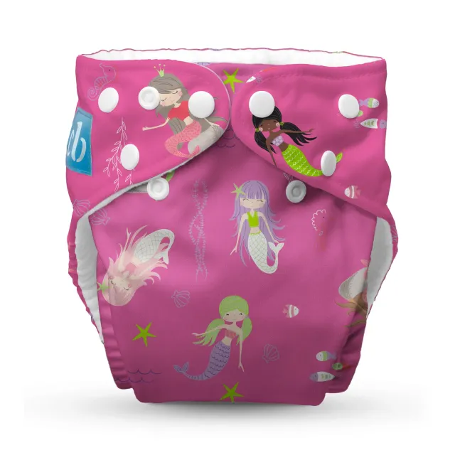 Charlie Banana One Size wasbare luier Mermaid Zoe fleece