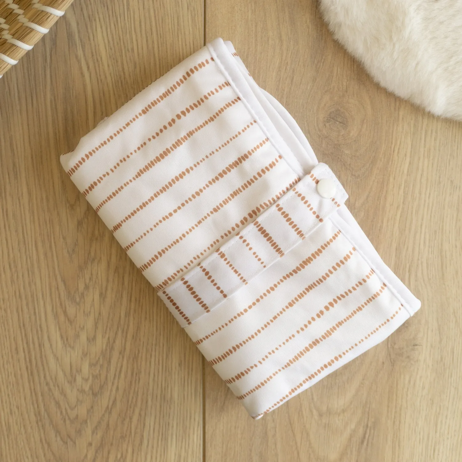 Modern Cloth Nappies Changing Mats Dune White verschoonmat bamboe