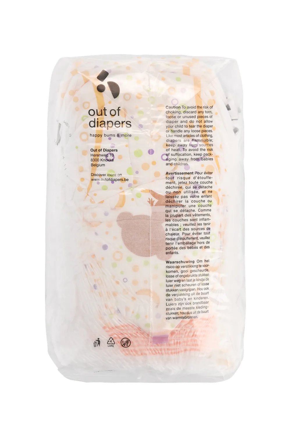 Out of Diapers ECO+ Premium luierbroekjes maat 4 hypoallergeen