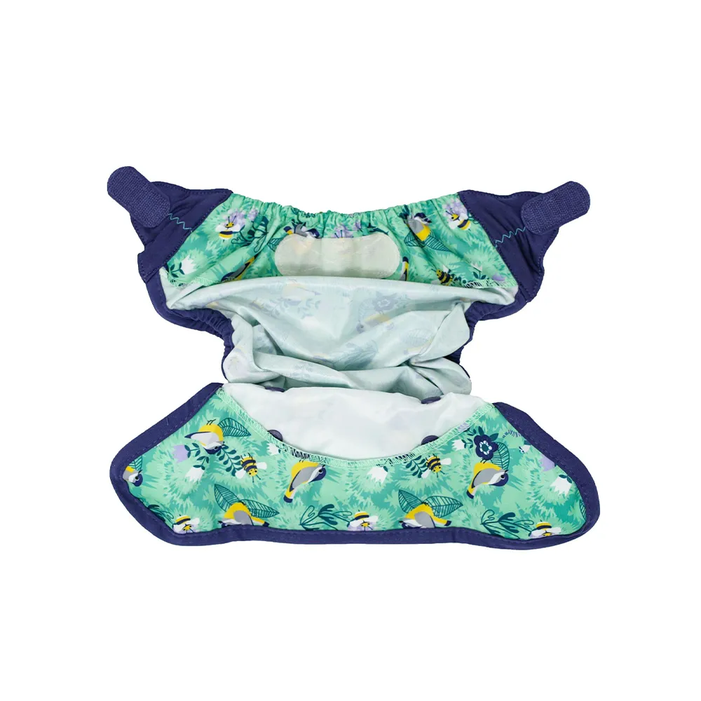 Pop-in overbroekje one size waterdicht dubbele lekrand