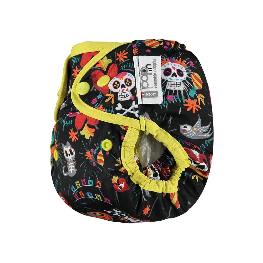 Popin Pop-in All-In-Two bamboe wasbare luier Fiesta bamboe