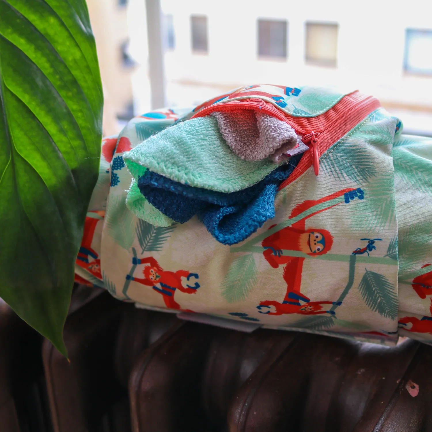 Pop-in Stuff Sack wetbag 37x17cm met wipe pouch