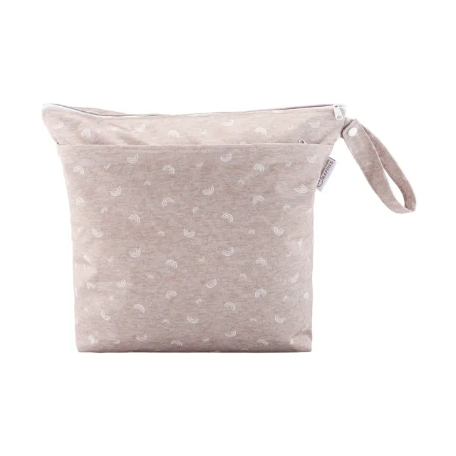 Modern Cloth Nappies Grab & Go wetbag Rainbow Oatmeal waterdicht