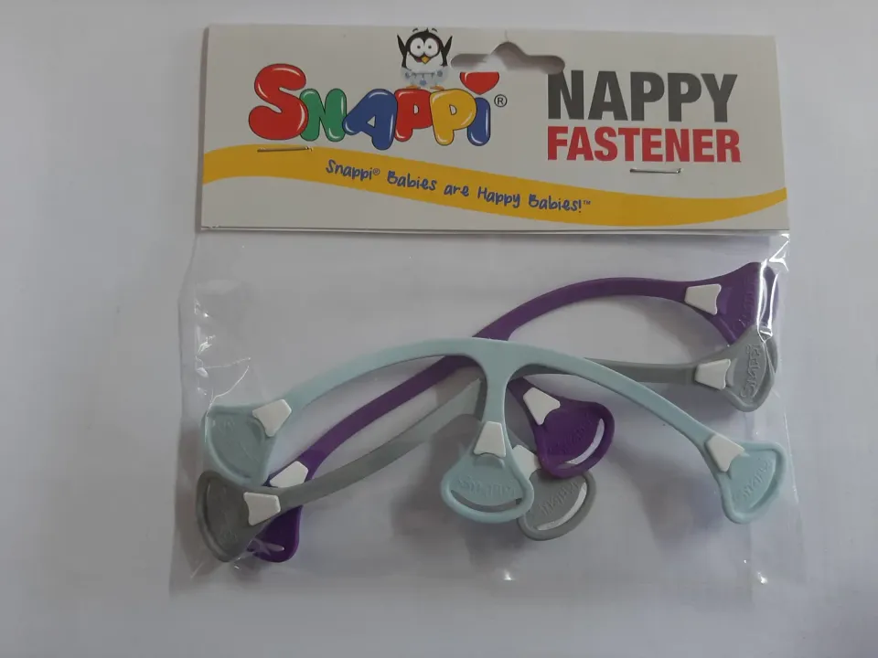 Snappi Size 2 Luierklem 3 stuks flexibel