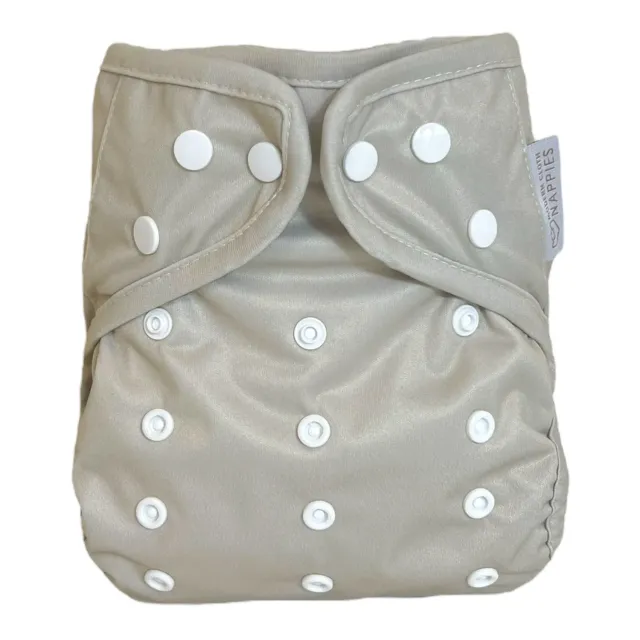 Modern Cloth Nappies One Size luiercover Grey Mist lekvrij