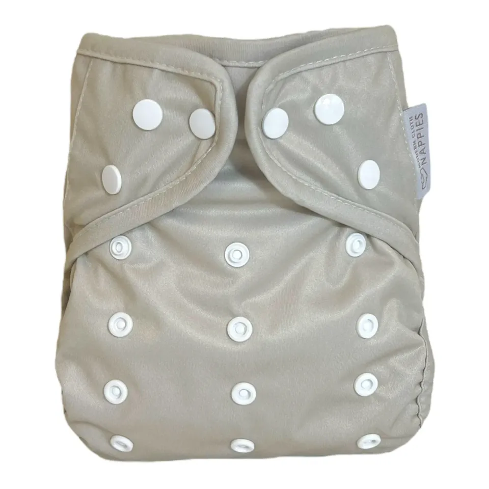 Modern Cloth Nappies One Size luiercover Grey Mist lekvrij