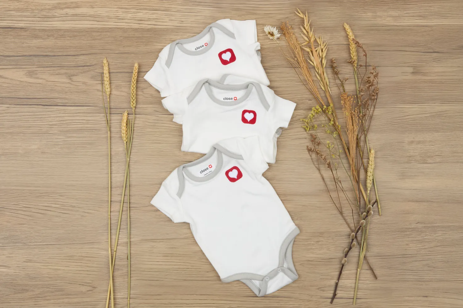 Pop-in Organic romper korte mouw biologisch katoen 1 stuk