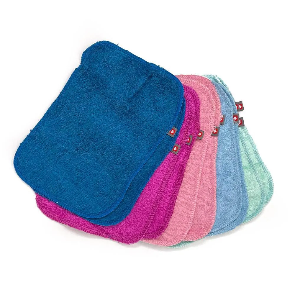 Pop-in Bamboe Wasbare Billendoekjes 10-pack New Pastels zacht