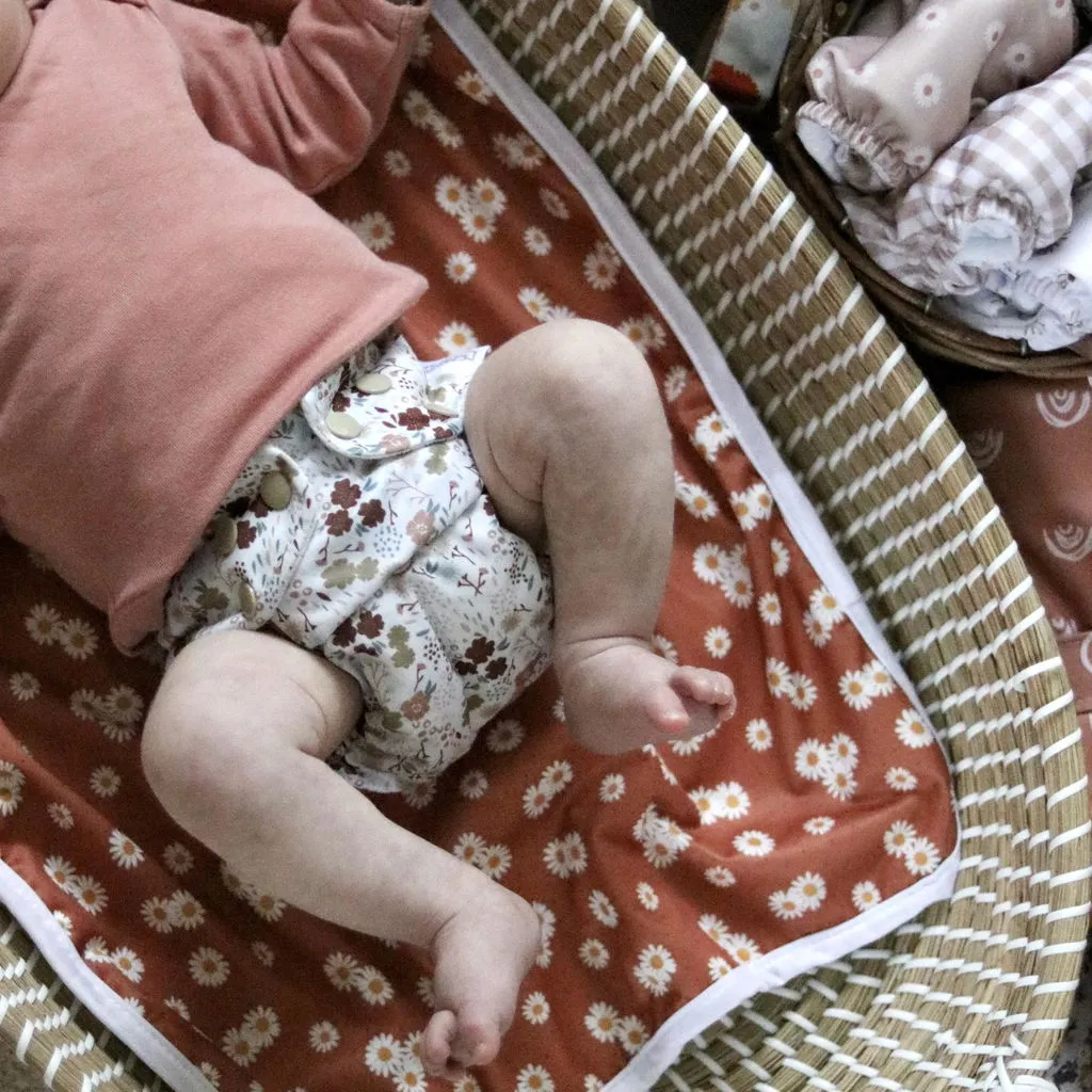 Modern Cloth Nappies Changing Mats Dune Tan verschoonmat bamboe